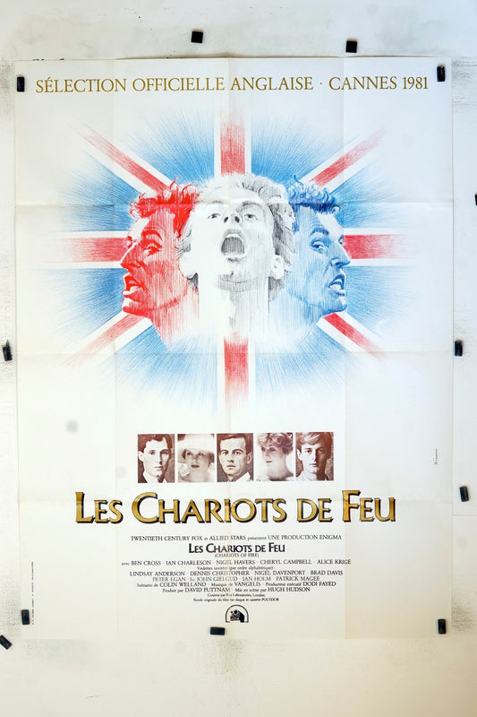 LES CHARIOTS DE FEU BEN CROSS MOVIE POSTER  120x160