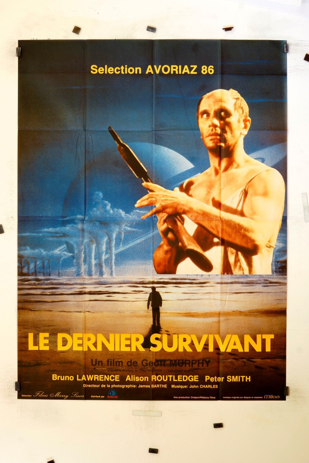 LE DERNIER SURVIVANT BRUNO LAWRENCE MOVIE POSTER ORIGINAL (120X160)