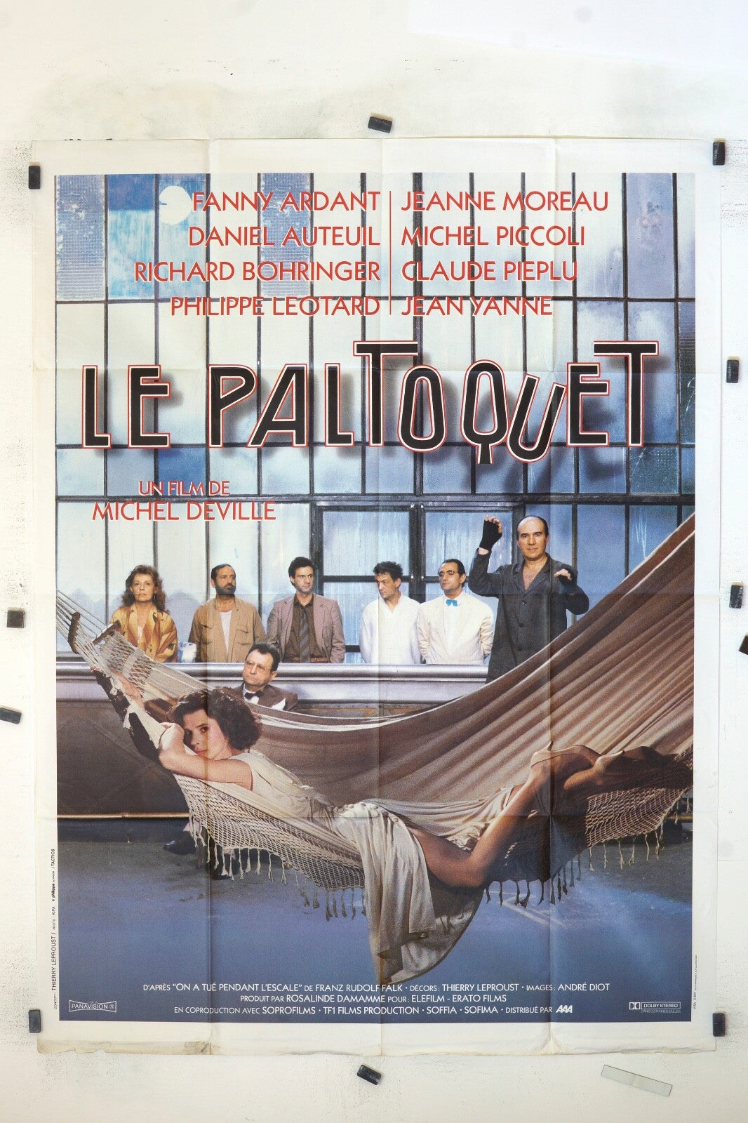 LE PALTOQUET FANNY ARDANT MOVIE POSTER ORIGINAL 120x160