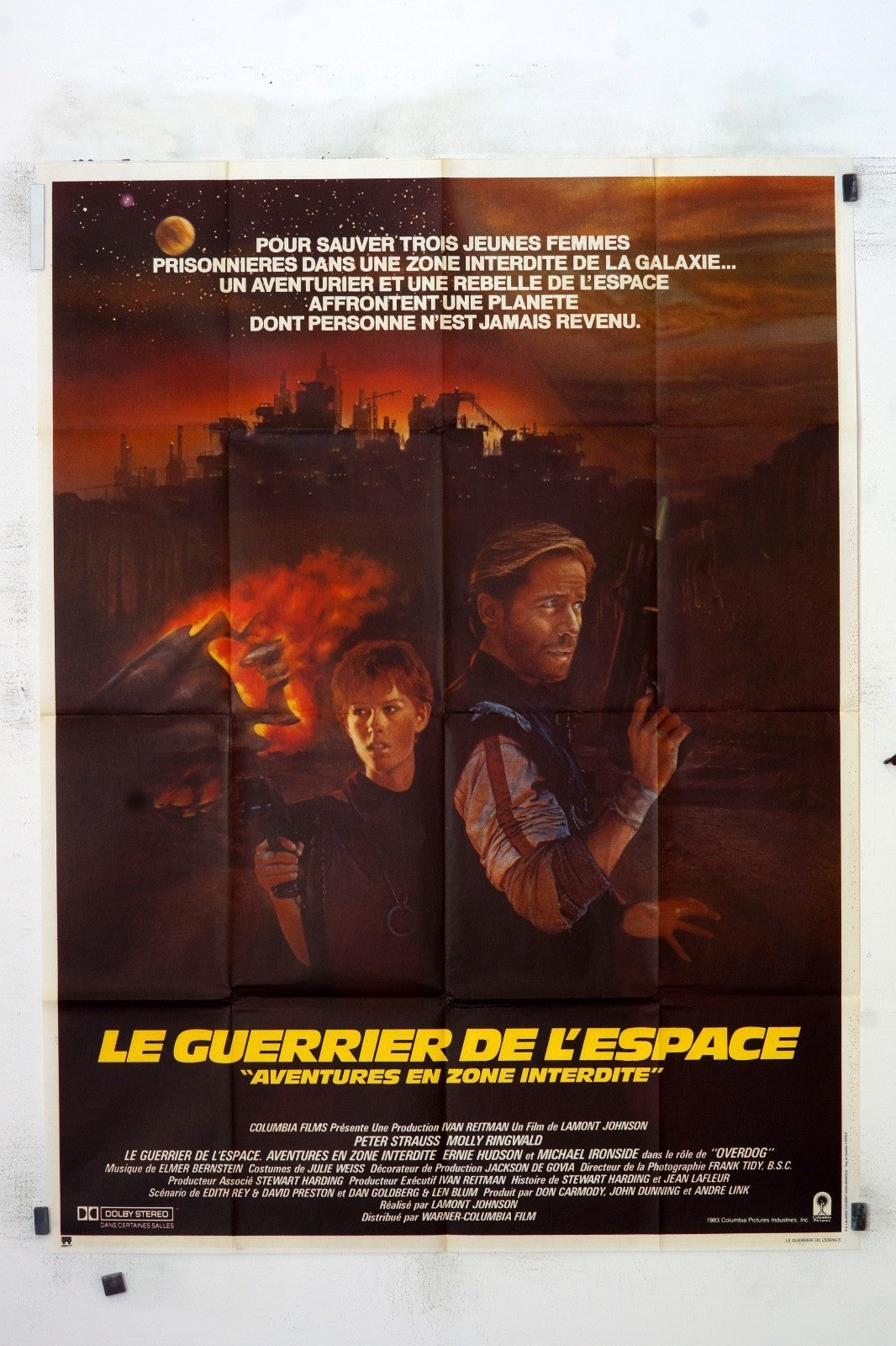 LE GUERRIER DE L’ESPACE MOVIE POSTER ORIGINAL (120x160)