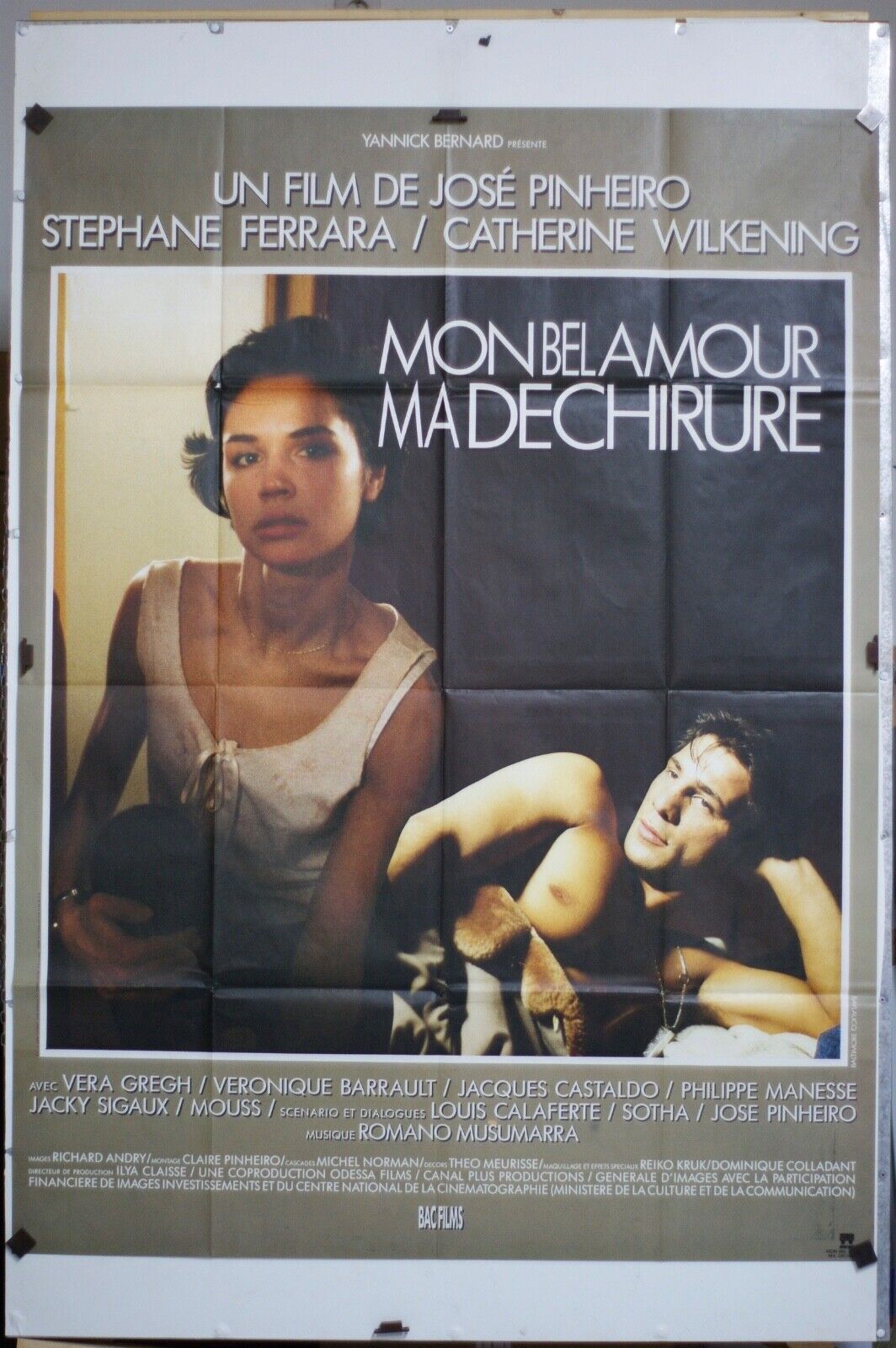 MON BEL AMOUR MA DÉCHIRURE MOVIE POSTER ORIGINAL 120x160 STEPHANE FERRARA