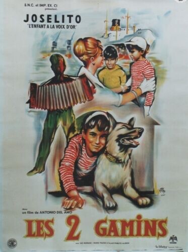 LES DEUX GAMINS MOVIE POSTER ORIGINAL 120x160 JOSELITO