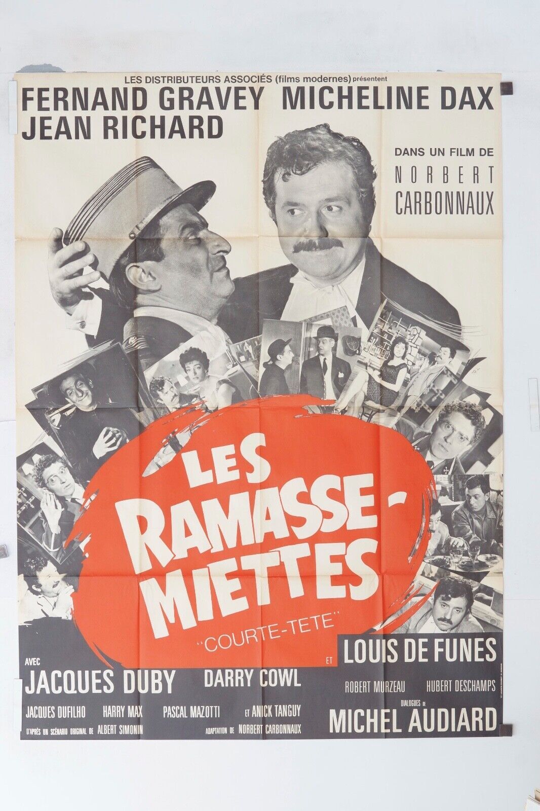 LES RAMASSE-MIETTES ORIGINAL MOVIE POSTER 120x160 Louis de Funès