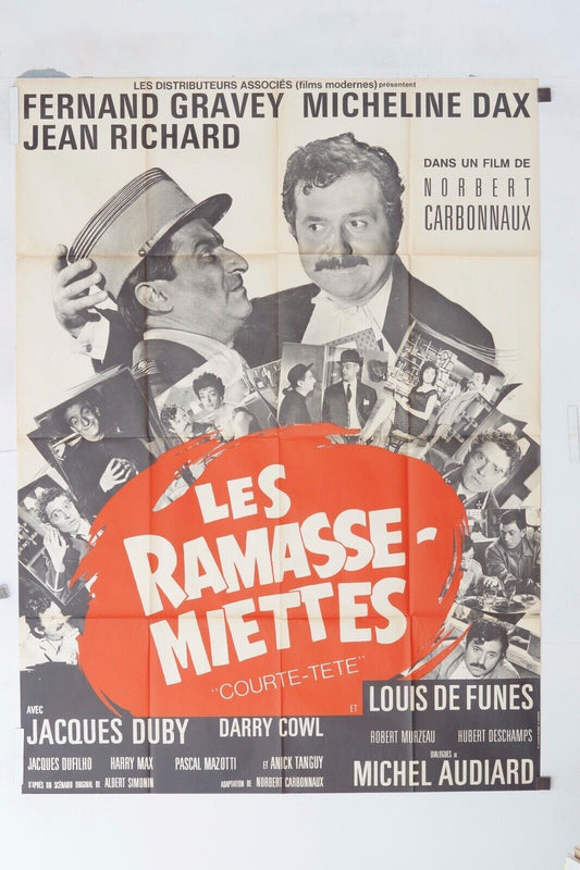 LES RAMASSE-MIETTES ORIGINAL MOVIE POSTER 120x160 Louis de Funès