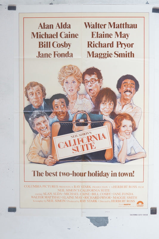 CALIFORNIA SUITE MOVIE POSTER ORIGINAL (69x103), Herbert Ross, Alan Alda