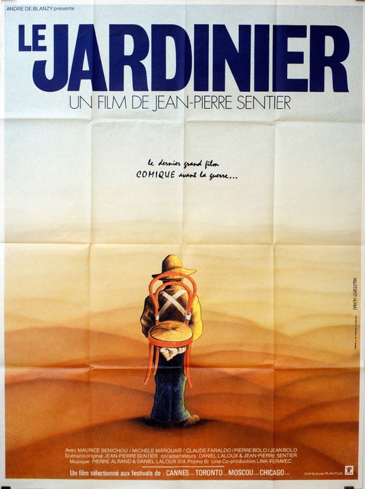 LE JARDINIER MOVIE POSTER ORIGINAL 120x160  JEAN PIERRE SENTIER