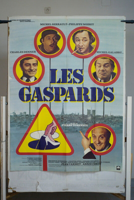 LES GASPARDS Original Movie Poster 120X160 PIERRE TCHERNIA