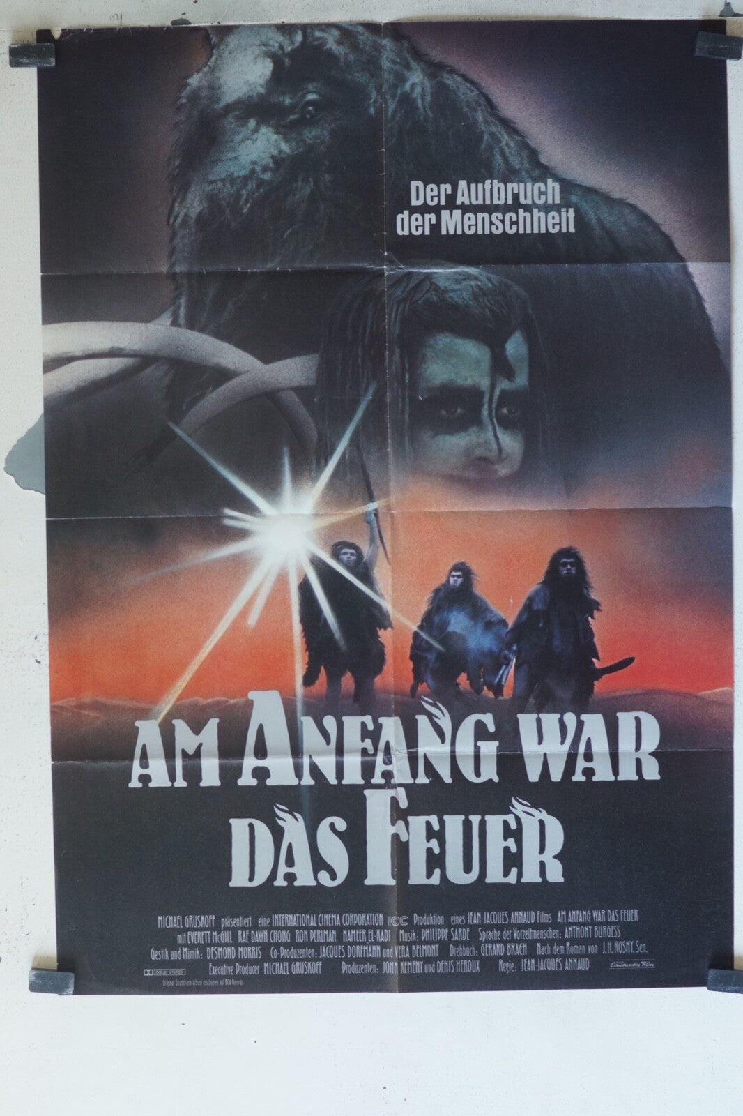 AM ANFANG WAR DAS FEUER, MOVIE POSTER ORIGINAL (59x84), Rae Dawn Chong
