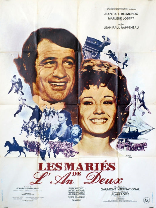 LES MARIÉS DE L’AN DEUX JEAN-PAUL BELMONDO MOVIE POSTER ORIGINAL 120x160