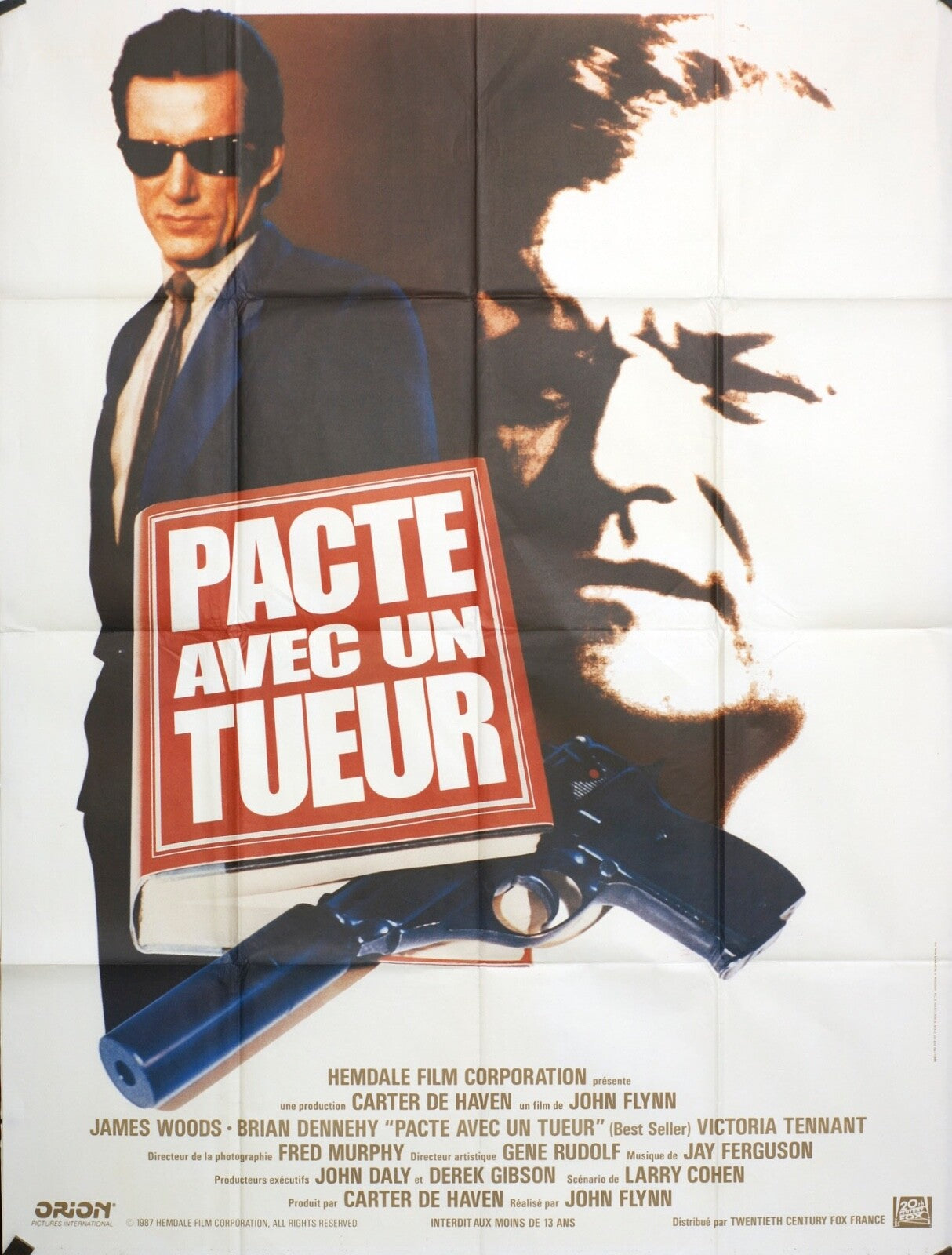 PACTE AVEC UN TUEUR MOVIE POSTER ORIGINAL 120x160 JAMES WOOD