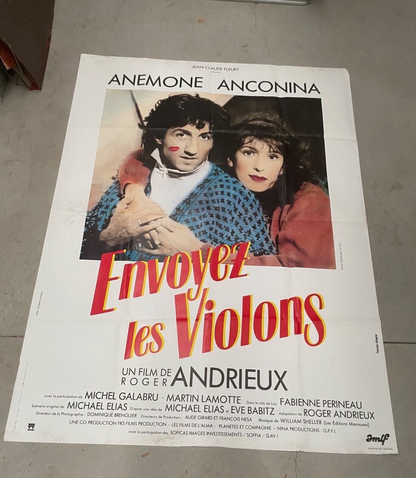 ENVOYEZ LES VIOLONS MOVIE POSTER ORIGINAL 120x160 ANEMONE