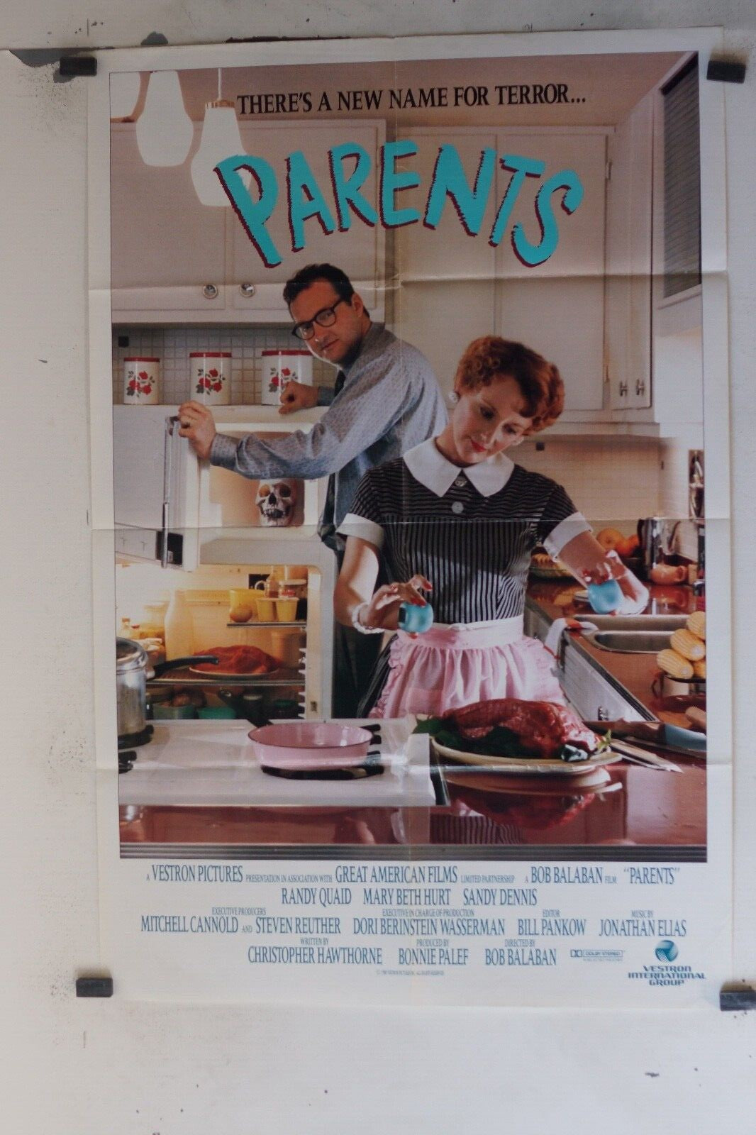 PARENTS MOVIE POSTER ORIGINAL (69x103), Bob Balaban, Randy Quaid 