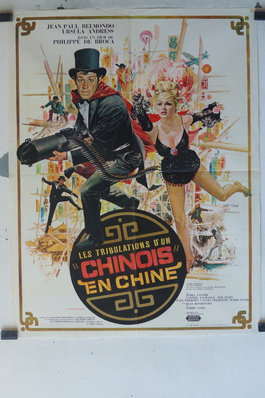 TRIBULATIONS D’UN CHINOIS EN CHINE (LES) MOVIE POSTER ORIGINAL (60X80) Belmondo