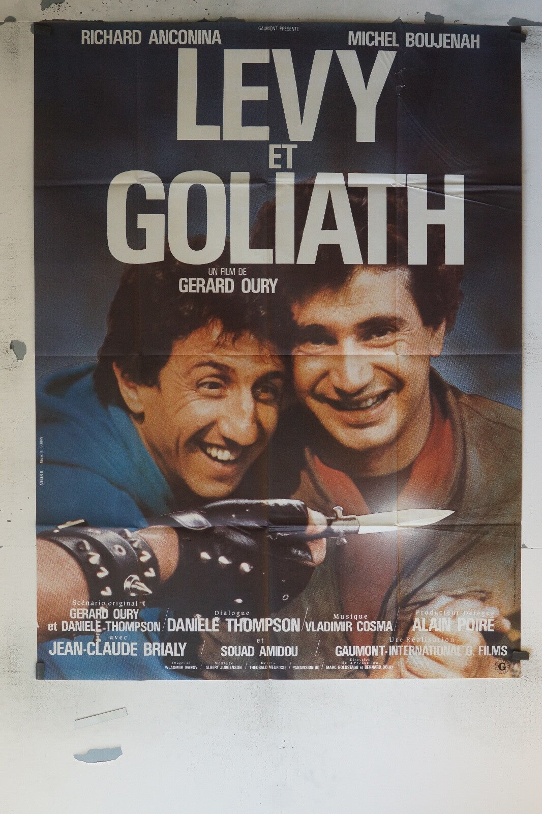 LEVY ET GOLIATH STORIES MOVIE POSTER ORIGINAL 120x160 RICHARD ANCONINA