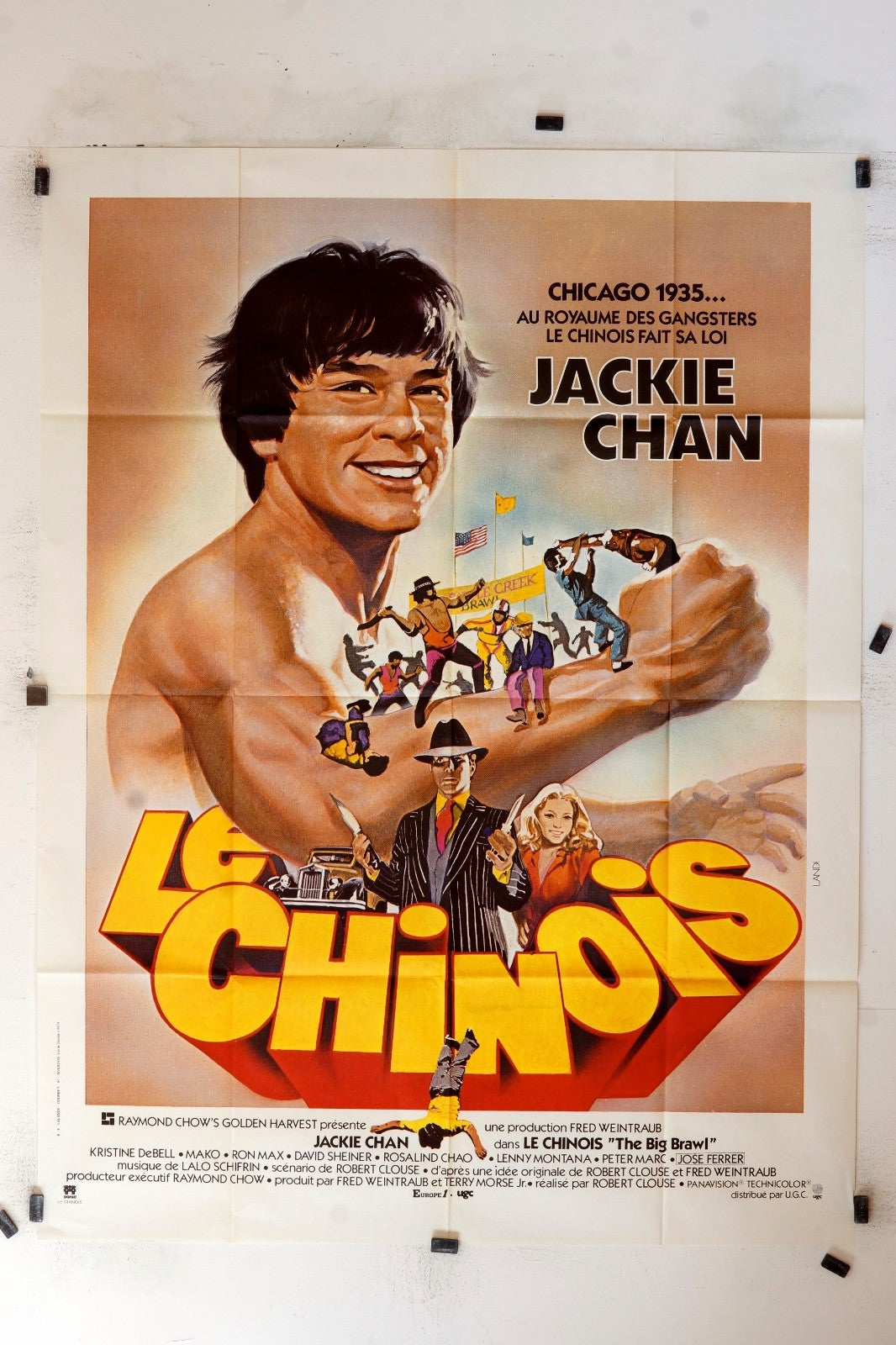 LE CHINOIS JACKIE CHANG MOVIE POSTER ORIGINAL (120X160)