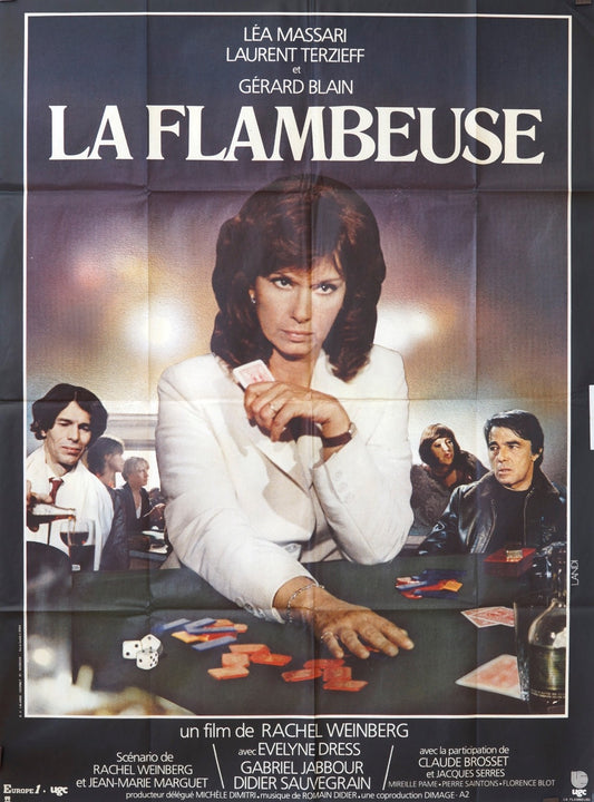 LA FLAMBEUSE  LÉA MASSARI MOVIE POSTER ORIGINAL 120x160