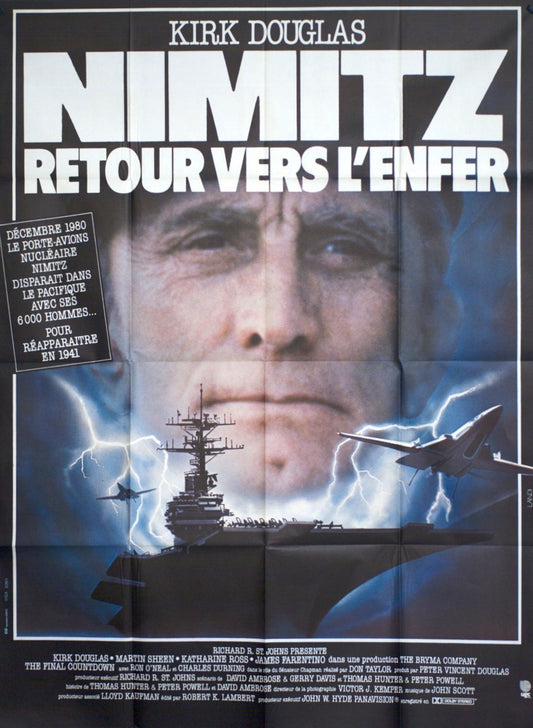 NIMITZ – RETOUR VERS L’ENFER KIRK DOUGLAS MOVIE POSTER ORIGINAL (120X160)