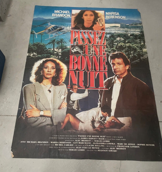 PASSEZ UNE BONNE NUIT, MOVIE POSTER ORIGINAL  SUR KRAFT (120X160)