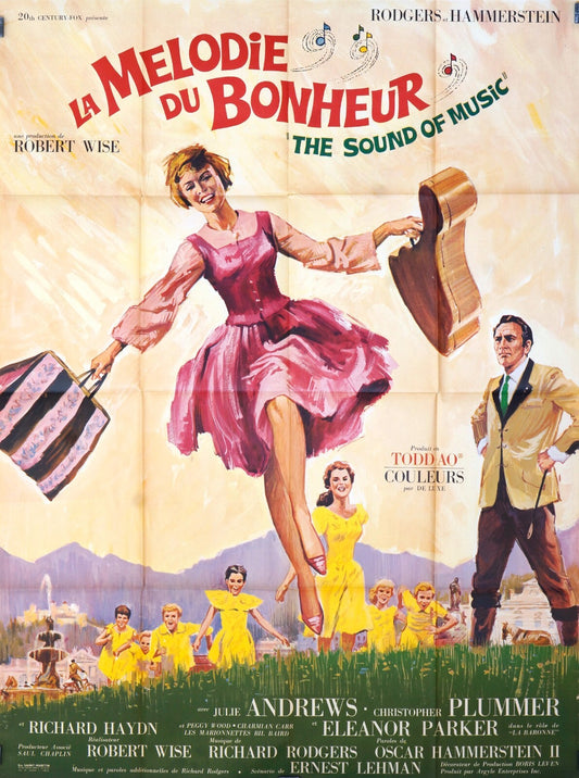 LA MÉLODIE DU BONHEUR  JULIE ANDREWS MOVIE POSTER ORIGINAL 120x160