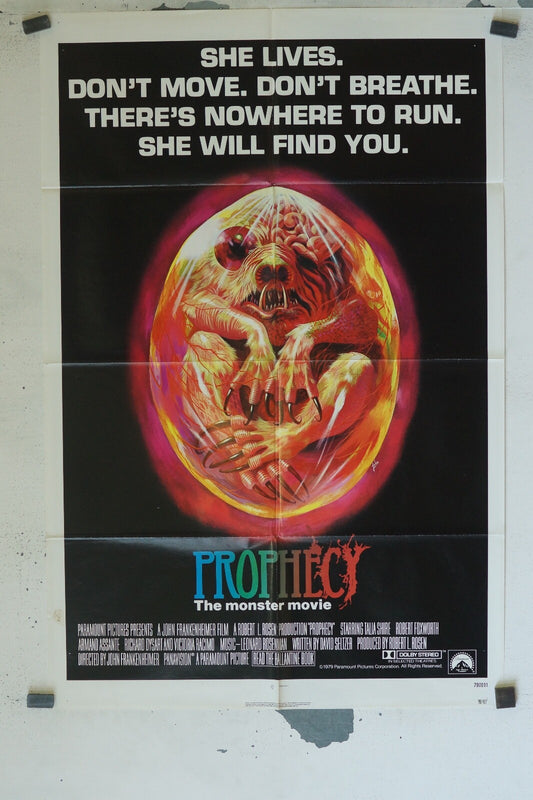 PROPHECY (70X100) ORIGINAL MOVIE POSTER ROBERT FOXWORTH