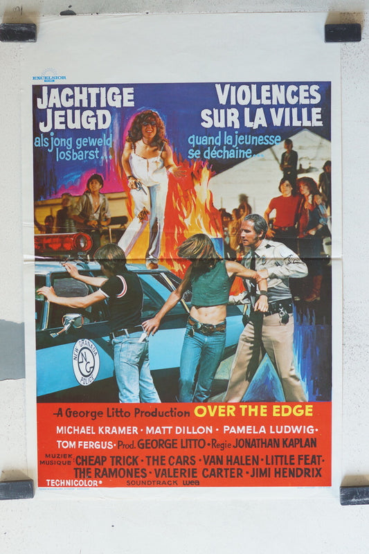 VIOLENCES SUR LA VILLE (belge) MOVIE POSTER ORIGINAL 54x35 Michael Eric Kramer