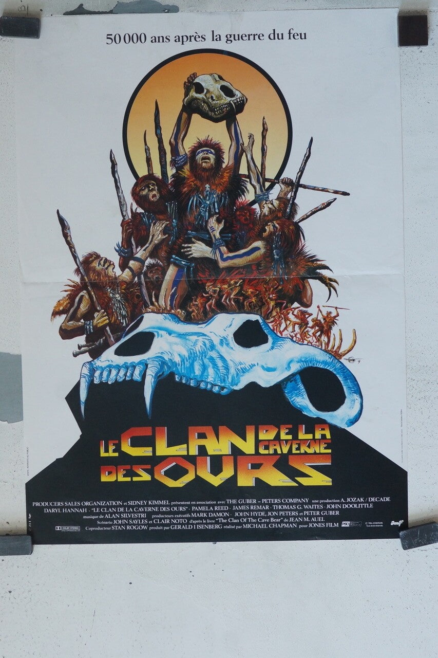 LE CLAN DE LA CAVERNE DES OURS POSTER ORIGINAL (40X60) PAMELA REED – JAMES REMAR