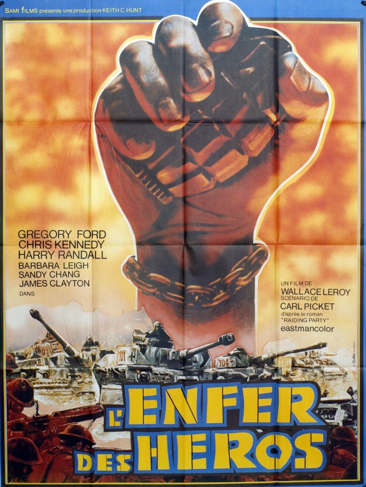 L’ENFER DES HÉROS AFFAIRE MOVIE POSTER ORIGINAL 120x160 GREGORY FORD