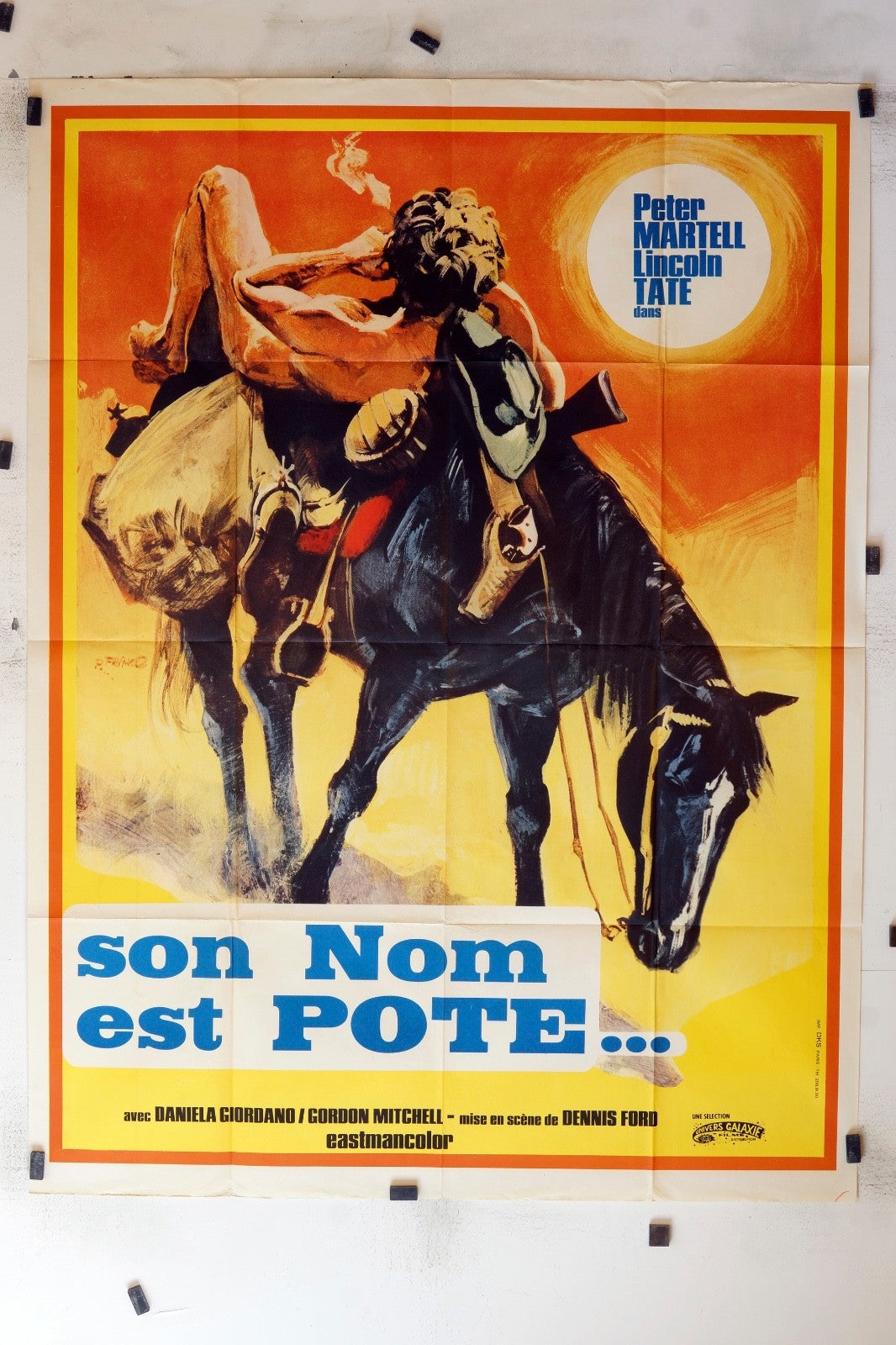 SON NOM EST POTE… PETER MARTELL MOVIE POSTER ORIGINAL 120x160