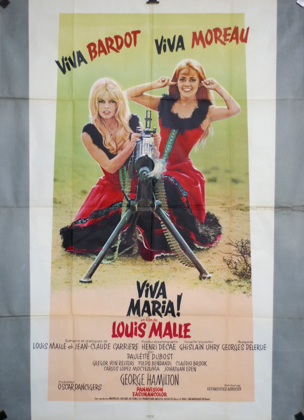 VIVA MARIA LOUIS MALLE MOVIE POSTER ORIGINAL 120x160