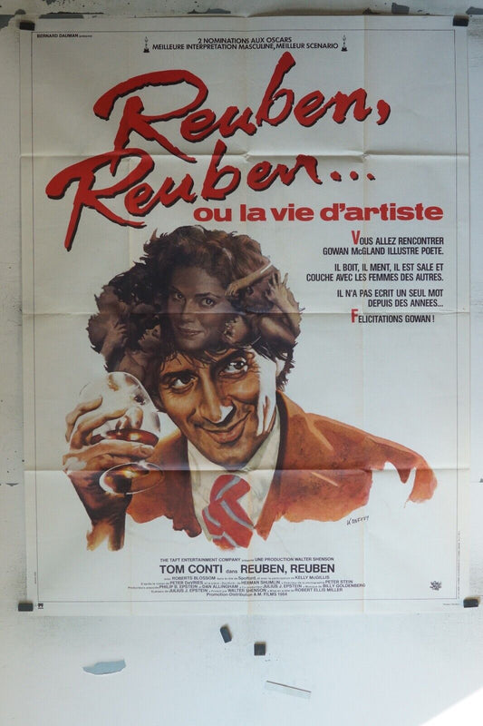 REUBEN REUBEN MOVIE POSTER ORIGINAL 120x160 TOM CONTI