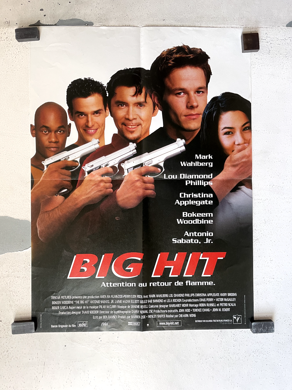 BIG HIT POSTER ORIGINAL (40X60) MARK WAHLBERG – LOU DIAMOND