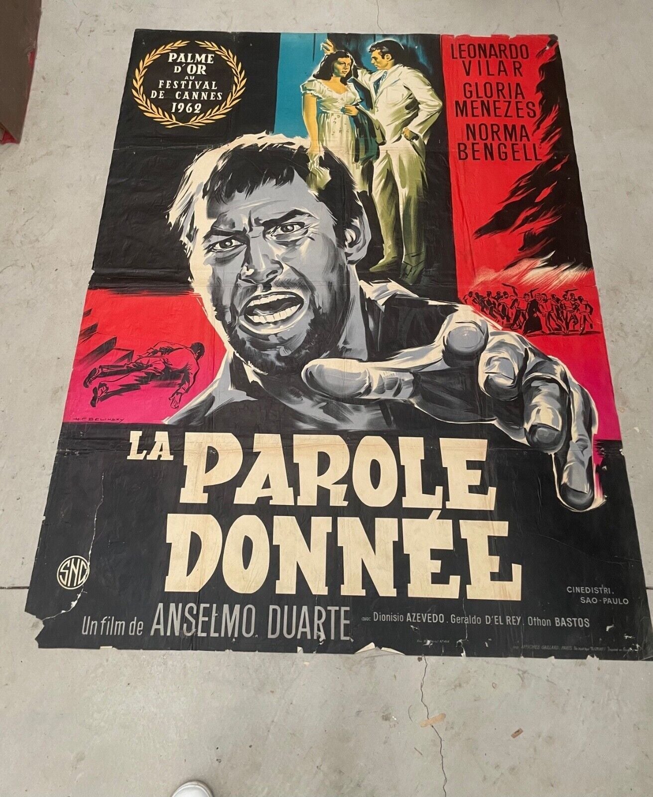 LA PAROLE DONNÉE ORIGINAL 120x160 LEONARD VILAR