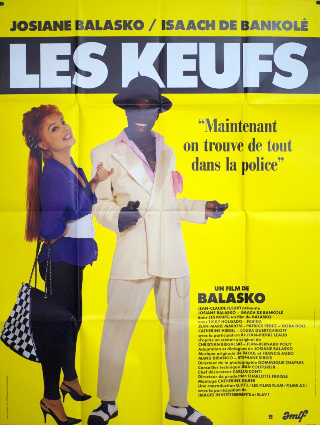 LES KEUFS, JOSIANE BALASKO 120X160 MOVIE POSTER ORIGINAL