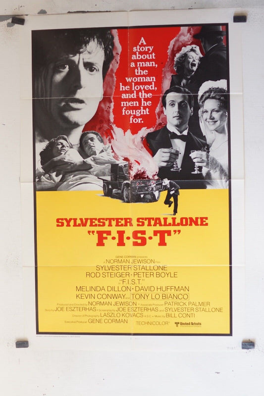 F.I.S.T MOVIE POSTER ORIGINAL 69x103, Norman Jewison, Sylvester Stallone 