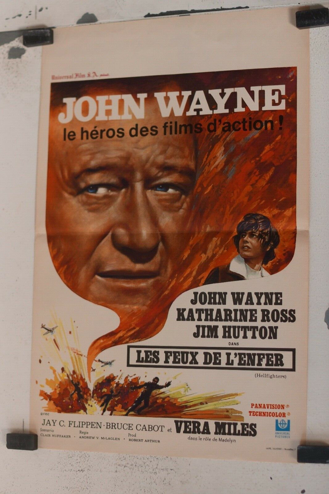 FEUX DE L’ENFER (LES) (French Edition) ORIGINAL 30x55