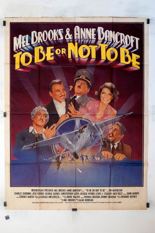 TO BE OR NOT TO BE MEL BROOKS MOVIE POSTER ORIGINAL 120x160
