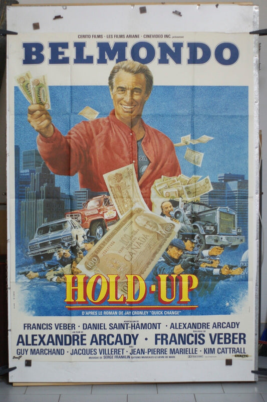 HOLD-UP MOVIE POSTER ORIGINAL 120x160 PAUL PRÉBOIST