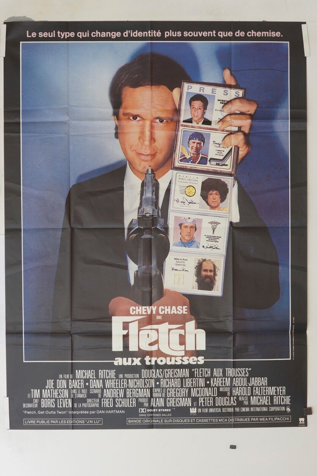 FLETCH AUX TROUSSES POSTER ORIGINAL 120x160 CHEVY CHASE