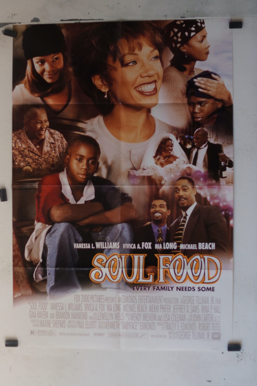 SOUL FOOD (70X100) 1997 70x100 ORIGINAL MOVIE POSTER Michael BEACH, Mekhi PHIFER