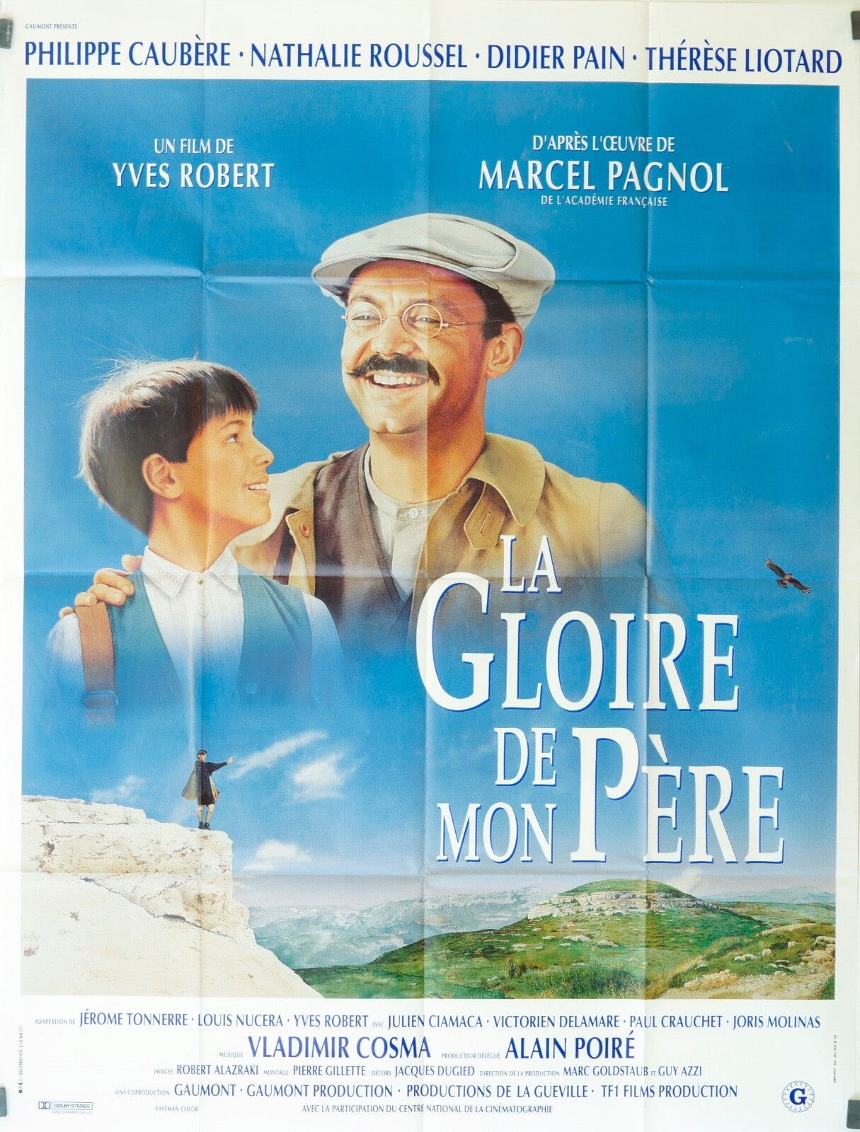 LA GLOIRE DE MON PÈRE POSTER ORIGINAL 120x160 YVES ROBERT