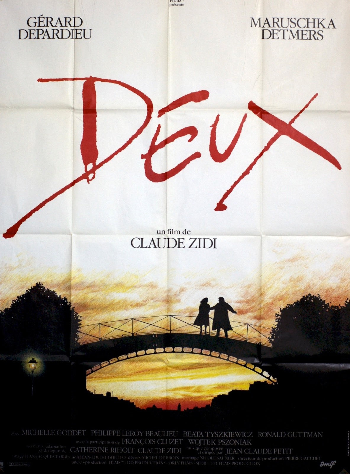 DEUX GÉRARD DEPARDIEU GORDON POSTER ORIGINAL 120x160