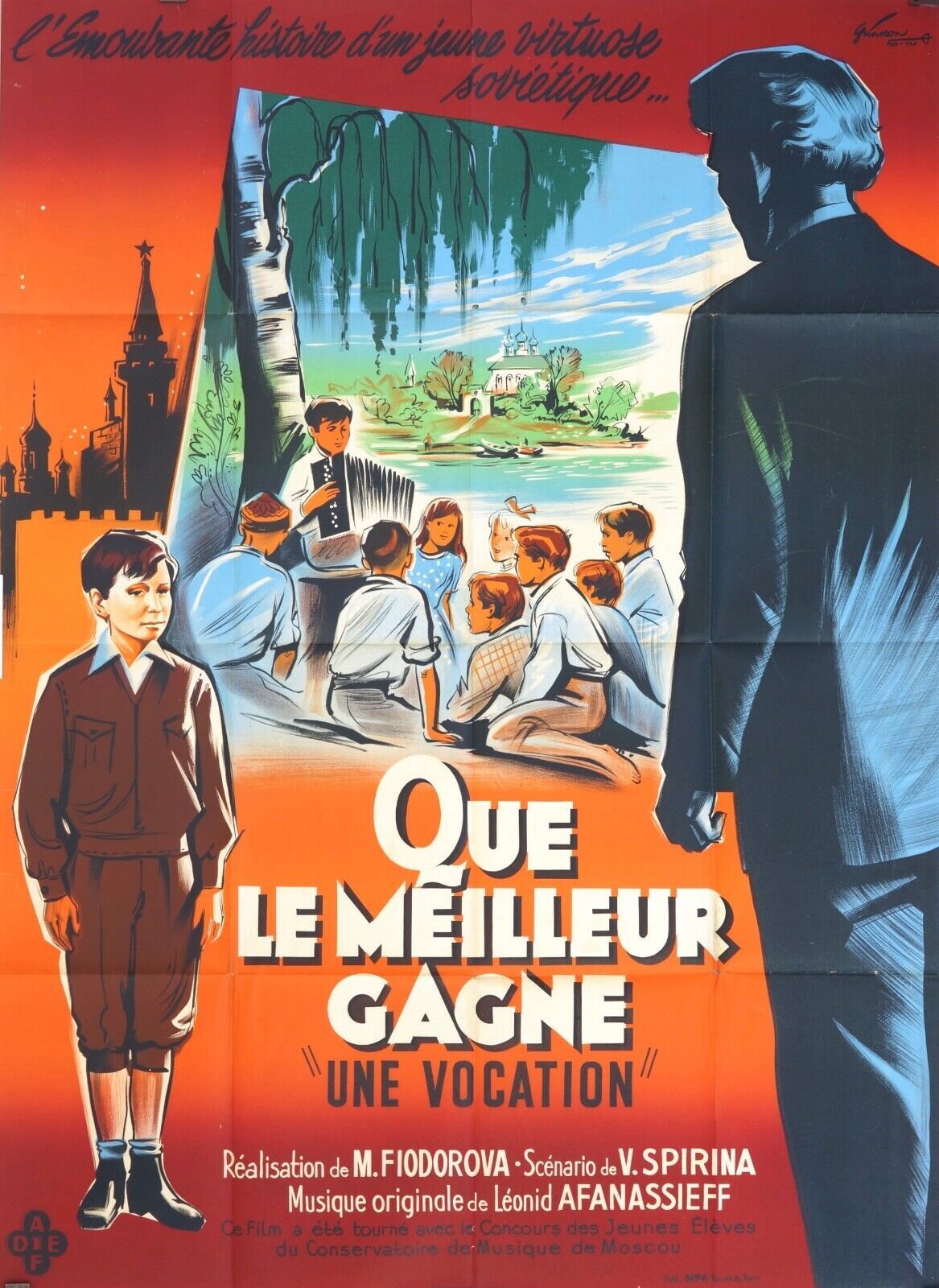 QUE LE MEILLEUR GAGNE « UNE VOCATION » POSTER ORIGINAL 120x160