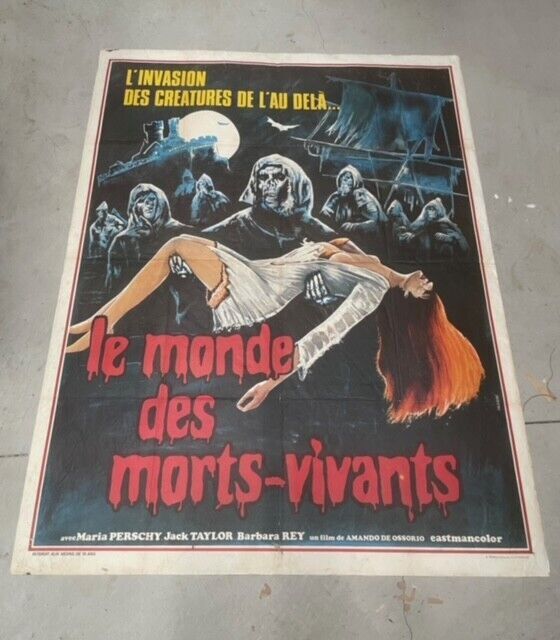 LE MONDE DES MORTS VIVANTS, MARIA PERSCHY, MOVIE POSTER ORIGINAL 120x160