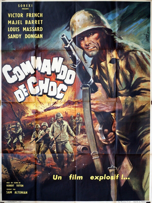 COMMANDO DE CHOC MOVIE POSTER ORIGINAL 120x160