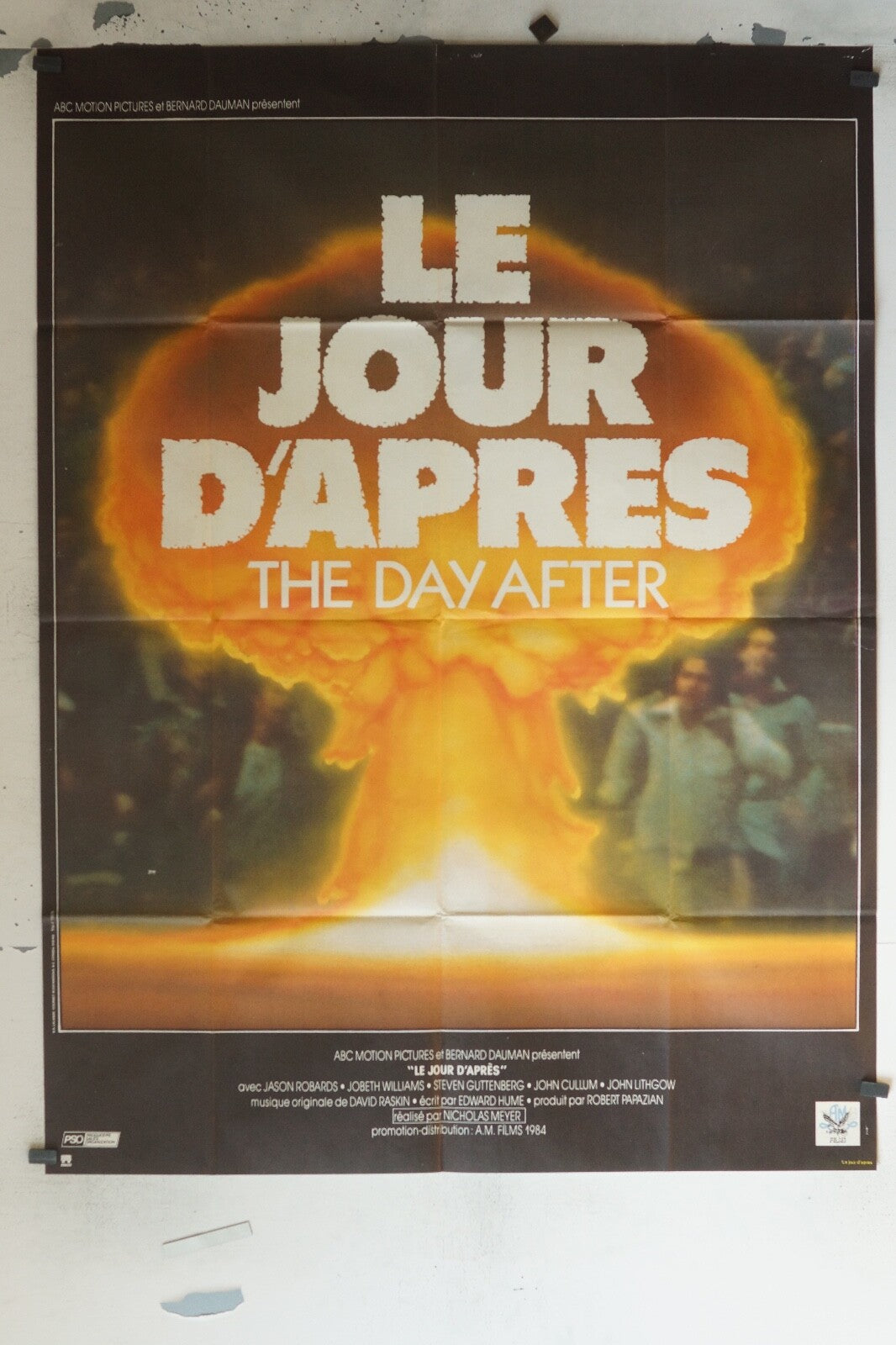 LE JOUR D’APRÈS MOVIE POSTER ORIGINAL 120x160 JASON ROBARDS