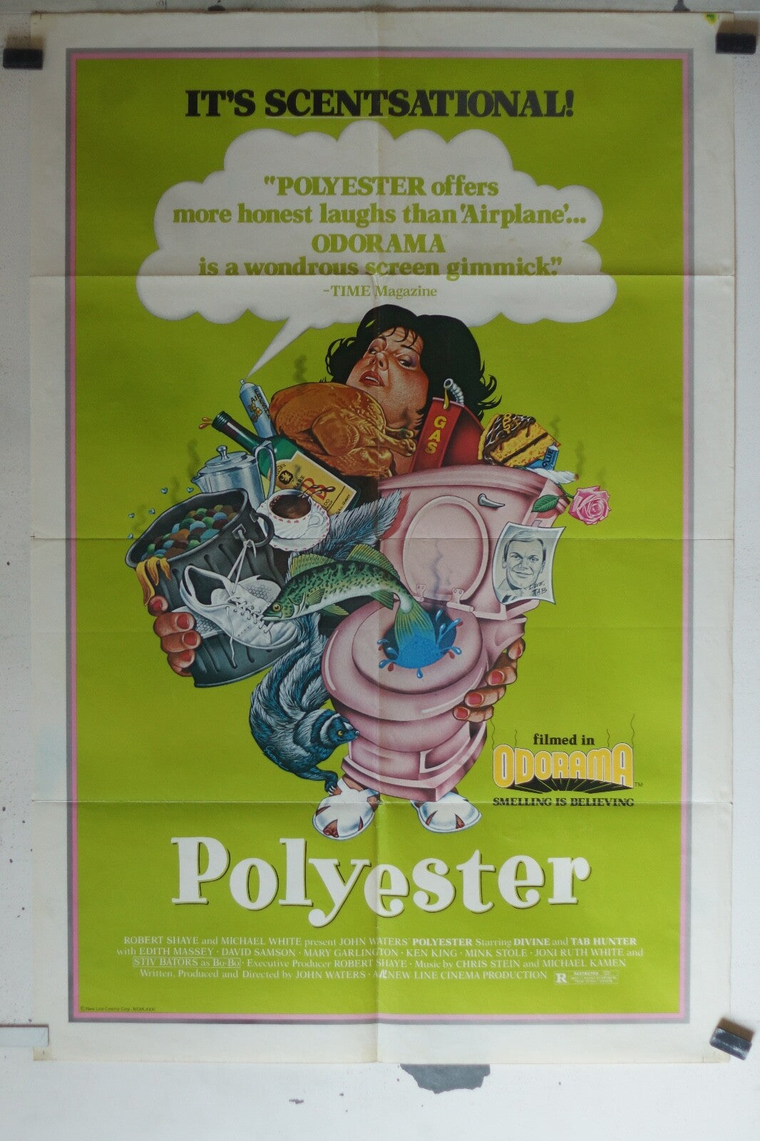 POLYSTER ORIGINAL MOVIE POSTER 69x103 Tab Hunter , Edith Massey 