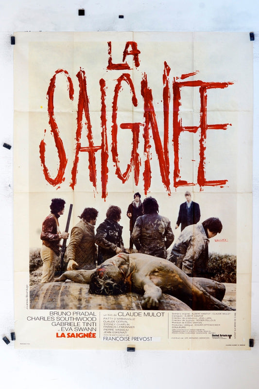 LA SAIGNÉE BRUNO PRADAL MOVIE POSTER ORIGINAL 120x160 BRUNO PRADAL