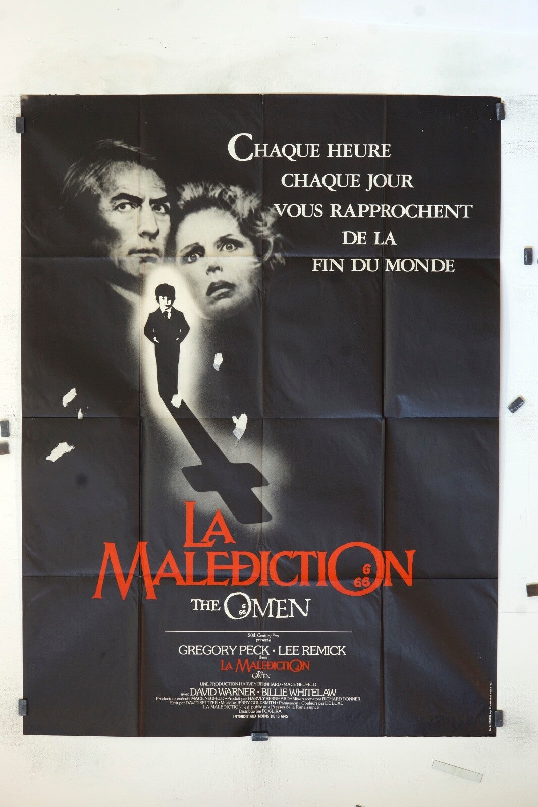 LA MALÉDICTION « THE OMEN » ORIGINAL MOVIE POSTER 120x160