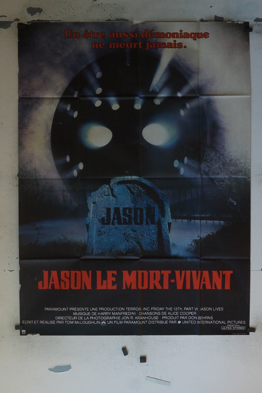 JASON LE MORT-VIVANT MOVIE POSTER ORIGINAL 120x160 JON R. KRANHOUSE