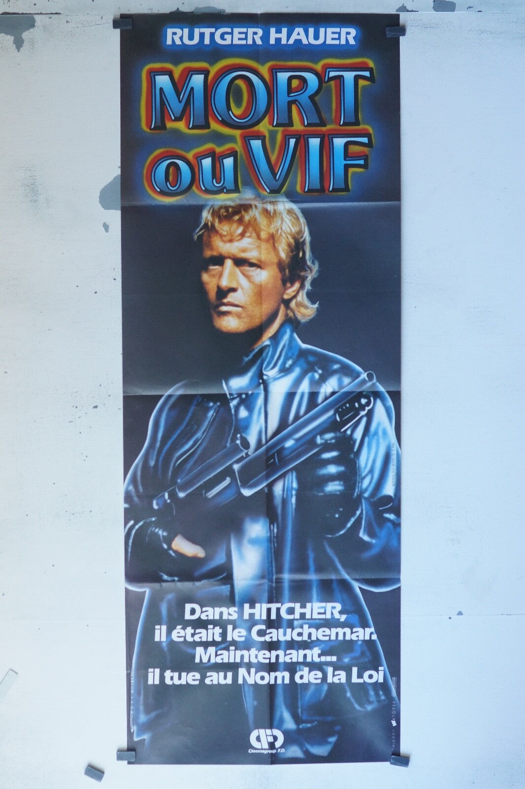 MORT OU VIF MOVIE POSTER ORIGINAL 60x160 RUTGER HAUER